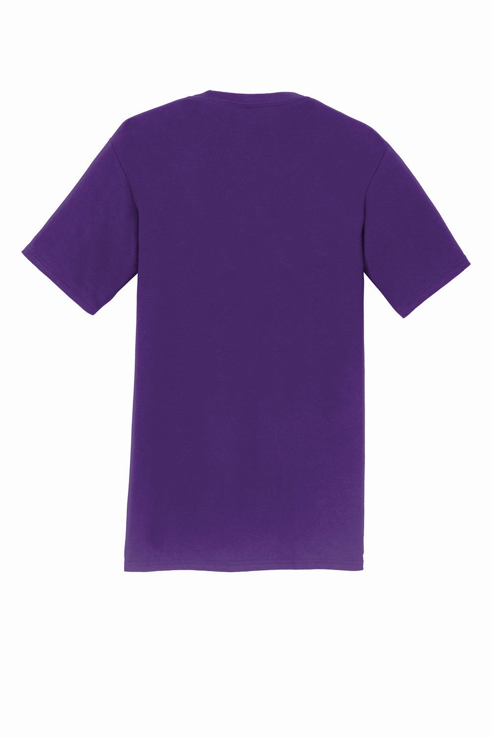Port & Company Mens Fan Favorite Short Sleeve Crewneck T-Shirt - Team Purple