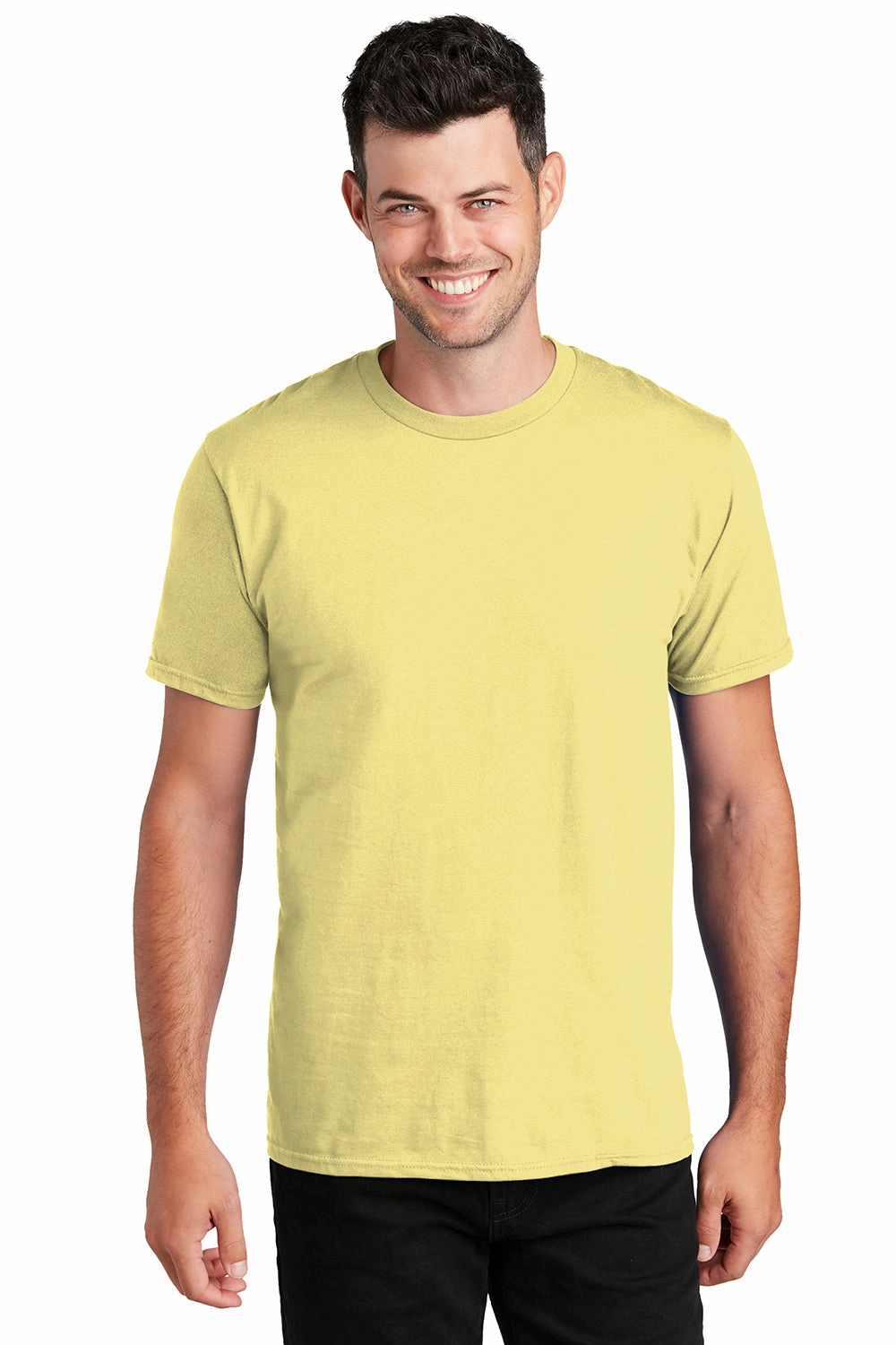 Port & Company Mens Fan Favorite Short Sleeve Crewneck T-Shirt - Trophy Gold
