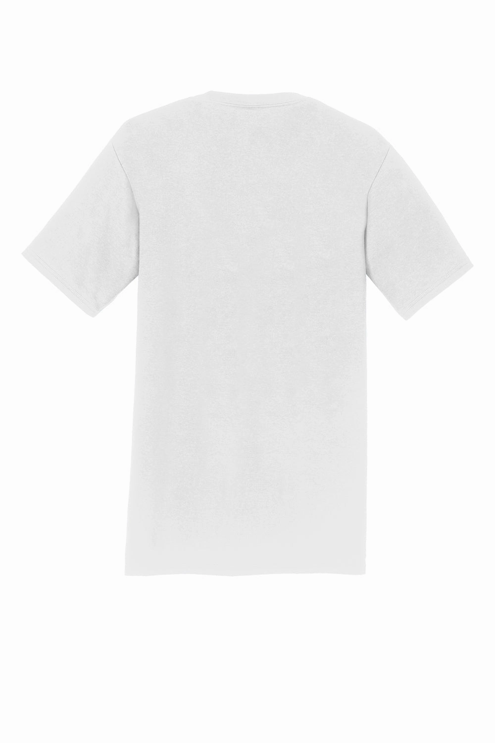 Port & Company Mens Fan Favorite Short Sleeve Crewneck T-Shirt - White