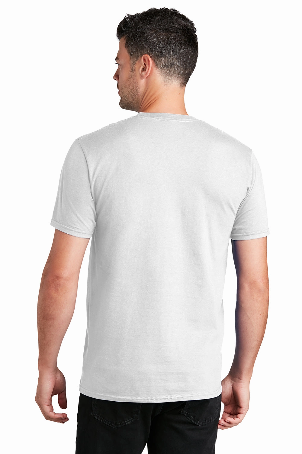 Port & Company Mens Fan Favorite Short Sleeve Crewneck T-Shirt - White