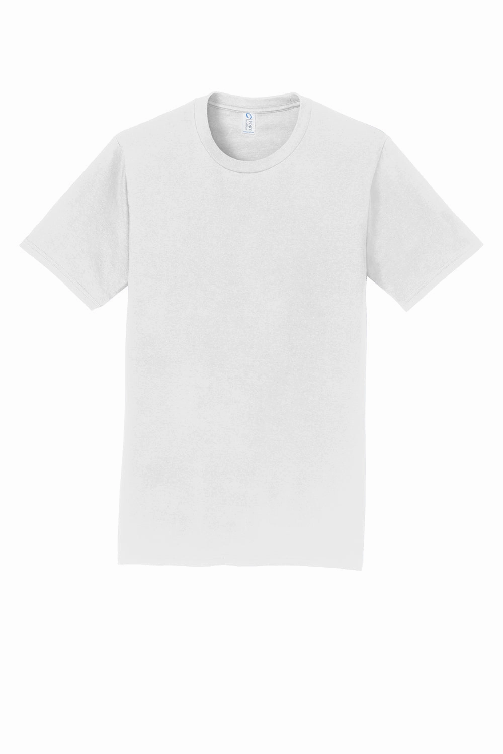 Port & Company Mens Fan Favorite Short Sleeve Crewneck T-Shirt - White