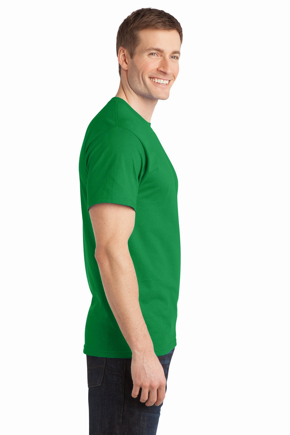 Port & Company Mens Short Sleeve Crewneck T-Shirt - Clover Green