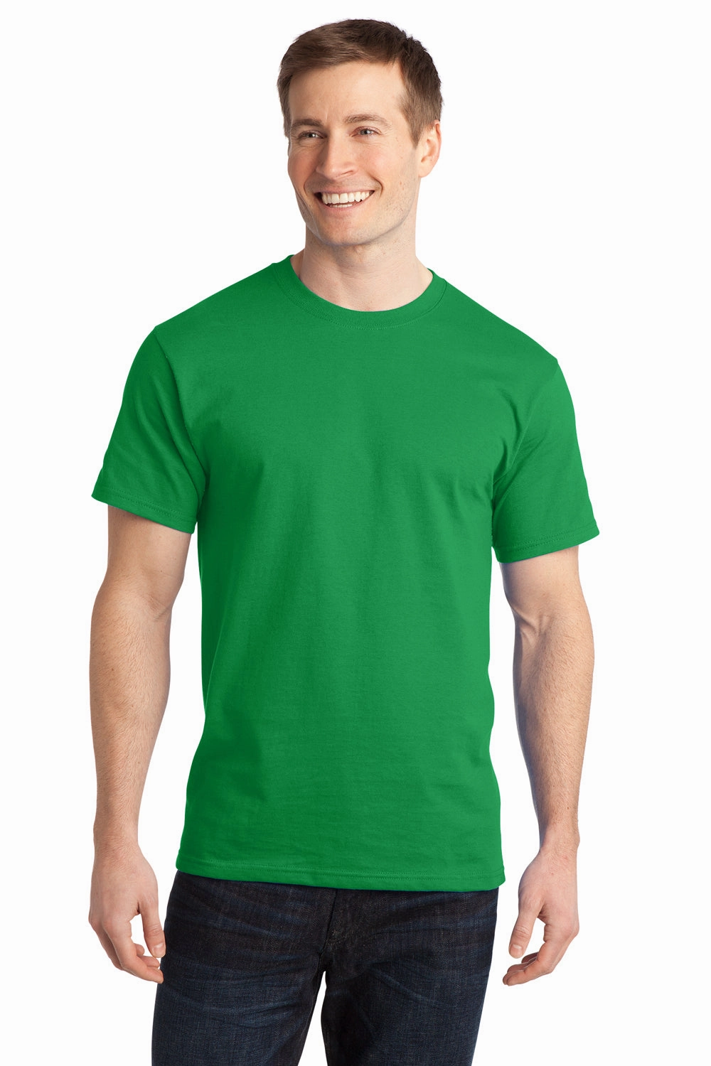 Port & Company Mens Short Sleeve Crewneck T-Shirt - Clover Green