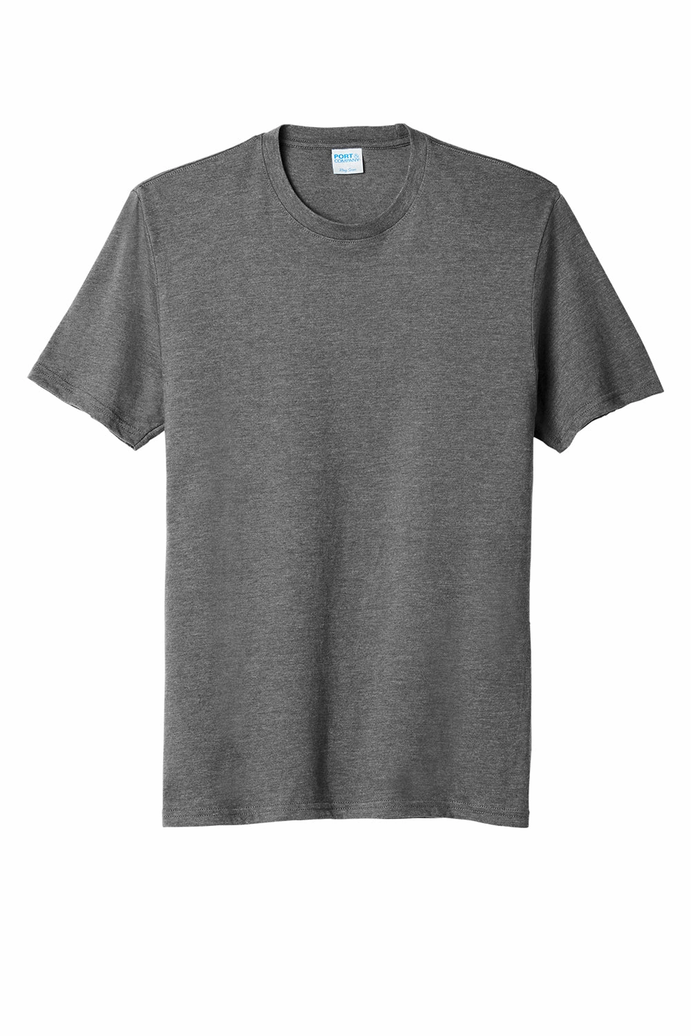 Port & Company Mens Short Sleeve Crewneck T-Shirt - Heather Graphite Grey