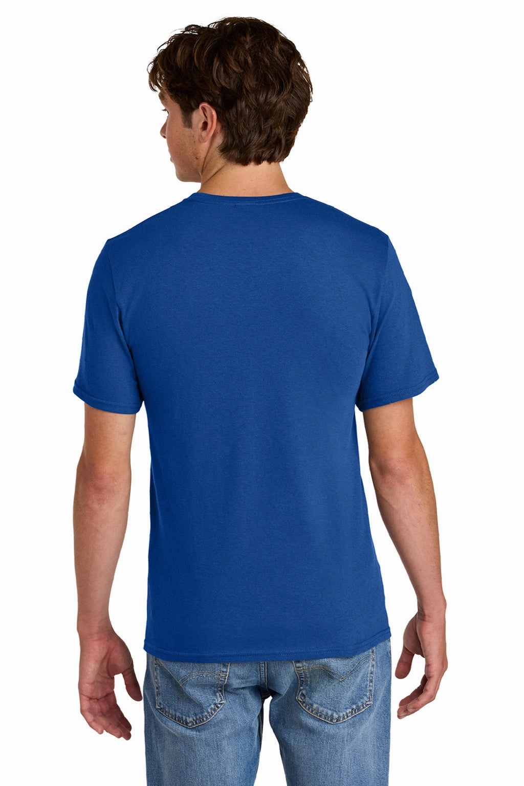 Port & Company Mens Short Sleeve Crewneck T-Shirt - True Royal Blue