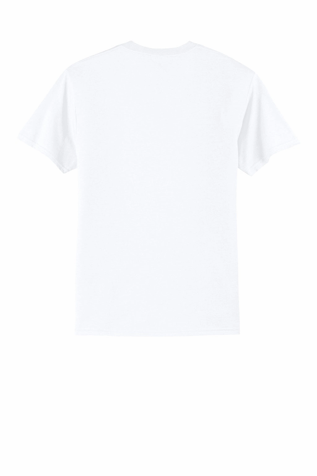 Port & Company Mens Short Sleeve Crewneck T-Shirt - White