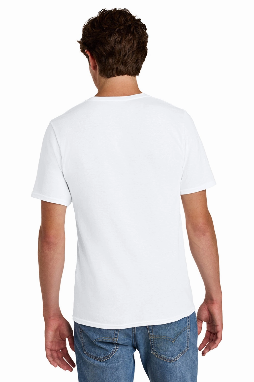 Port & Company Mens Short Sleeve Crewneck T-Shirt - White