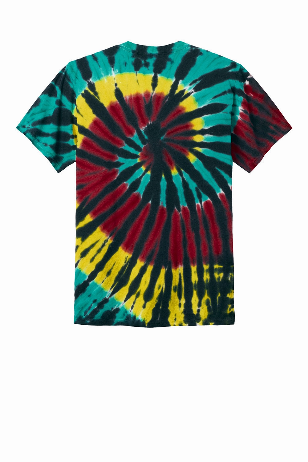 Port & Company Mens Tie-Dye Short Sleeve Crewneck T-Shirt - Island