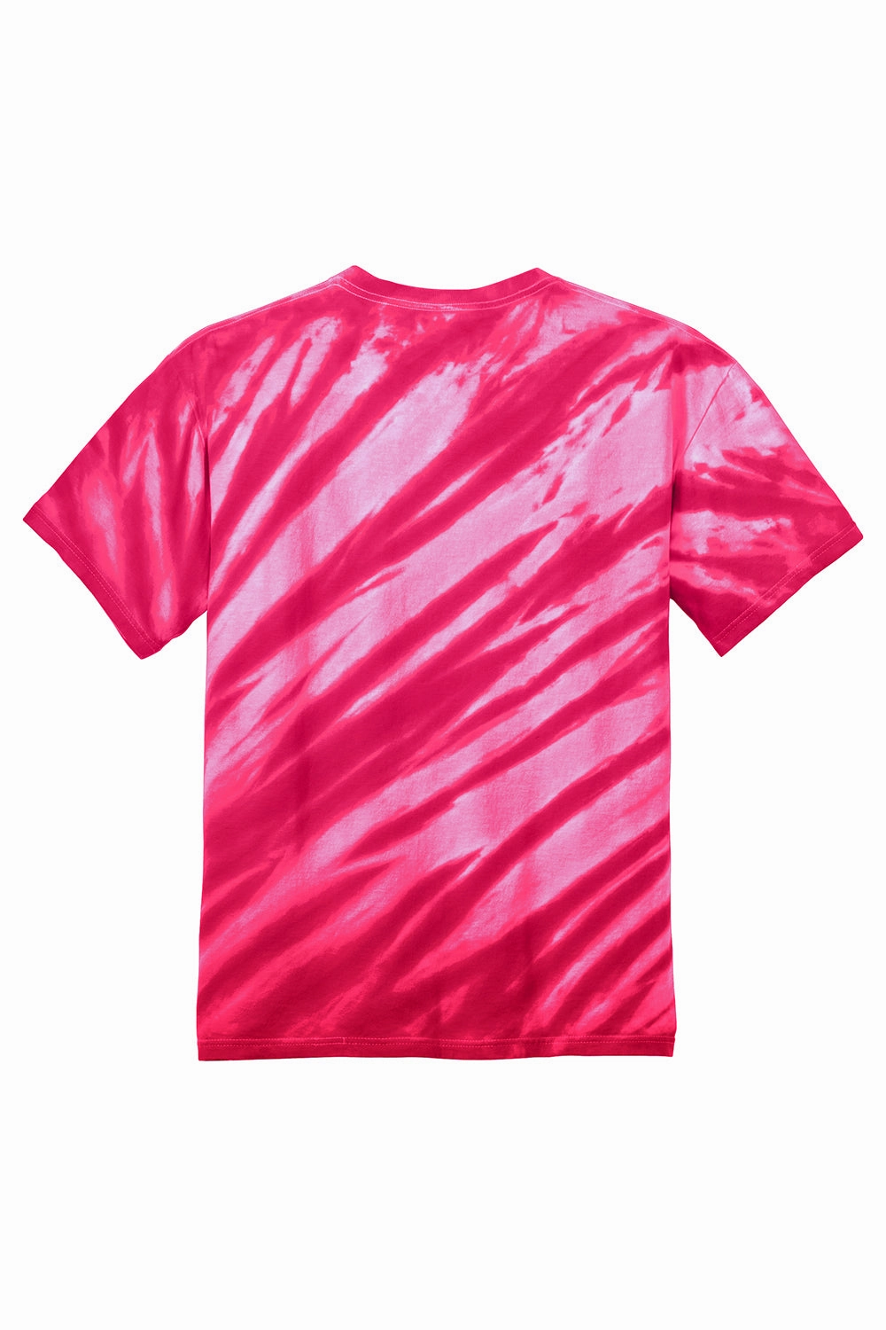 Port & Company Mens Tie-Dye Short Sleeve Crewneck T-Shirt - Pink