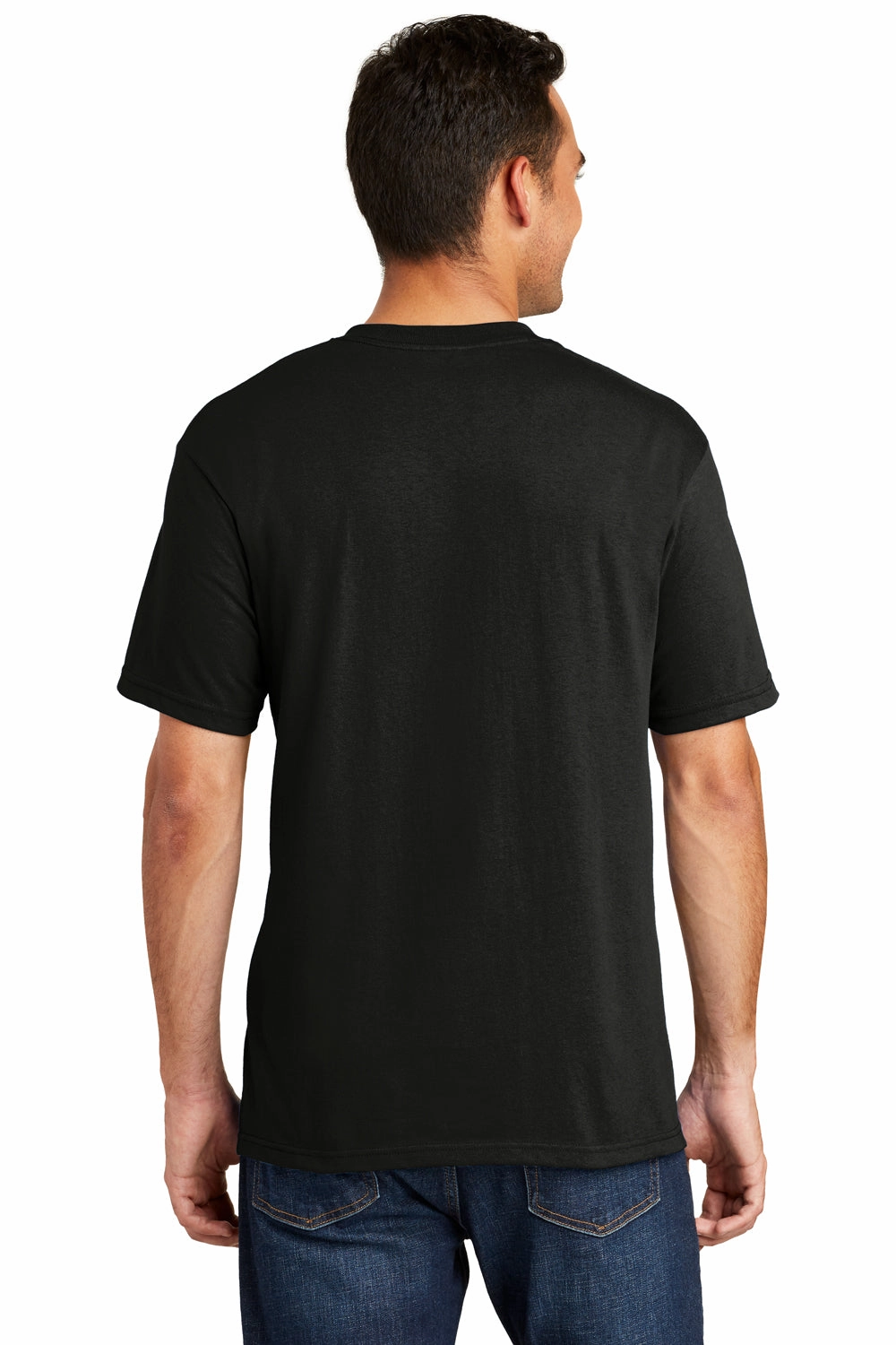 Port & Company Mens USA Made Short Sleeve Crewneck T-Shirt - Black - Closeout