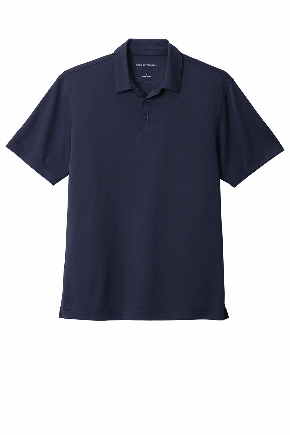 Port Authority Mens Moisture Wicking Short Sleeve Polo Shirt - True Navy Blue