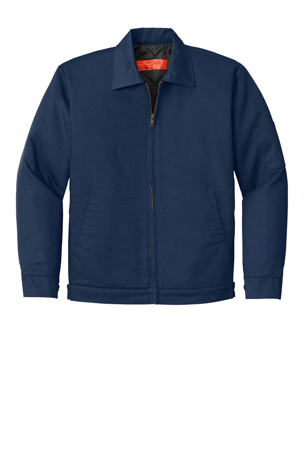 Red Kap Mens Full Zip Jacket - Navy Blue