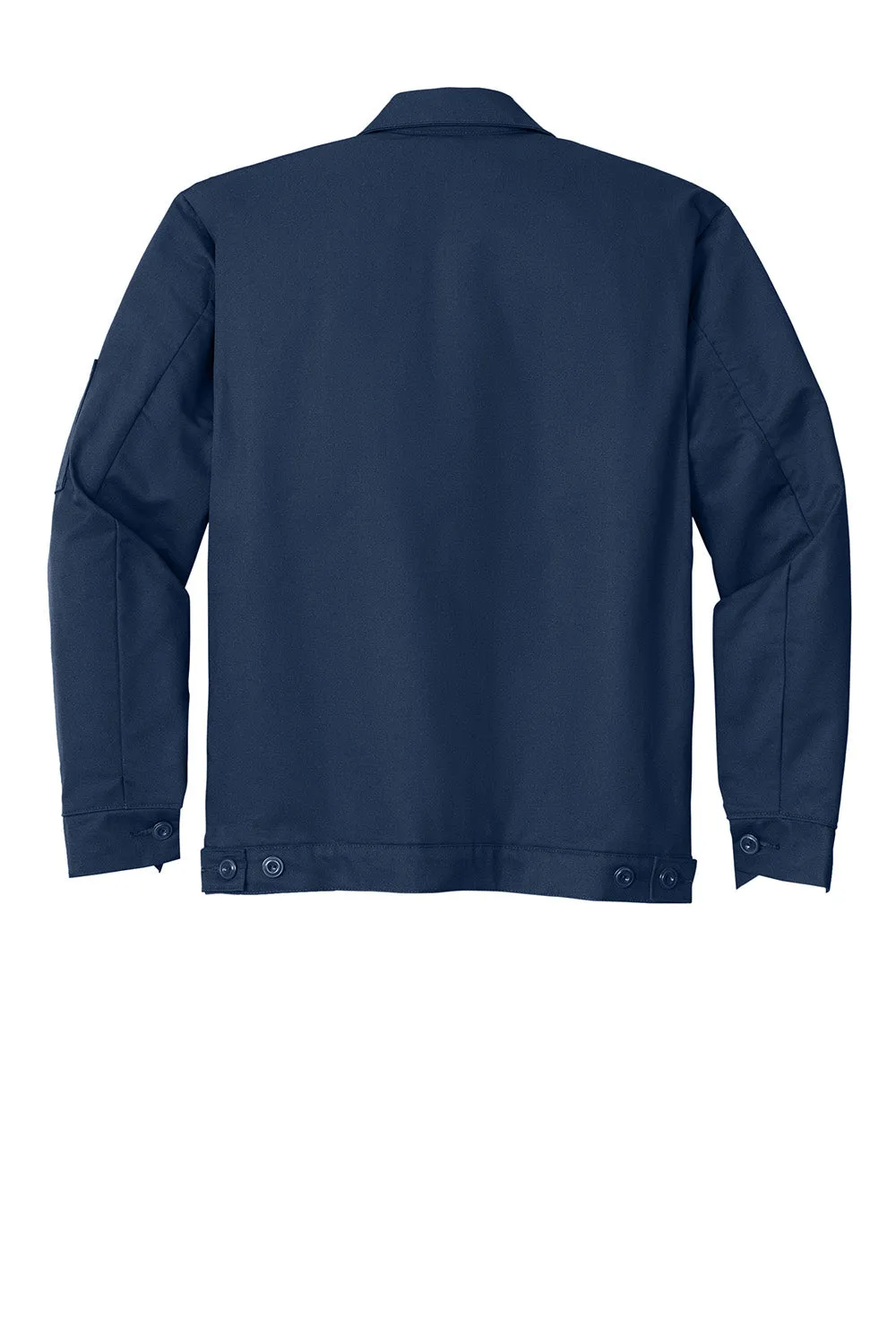 Red Kap Mens Full Zip Jacket - Navy Blue