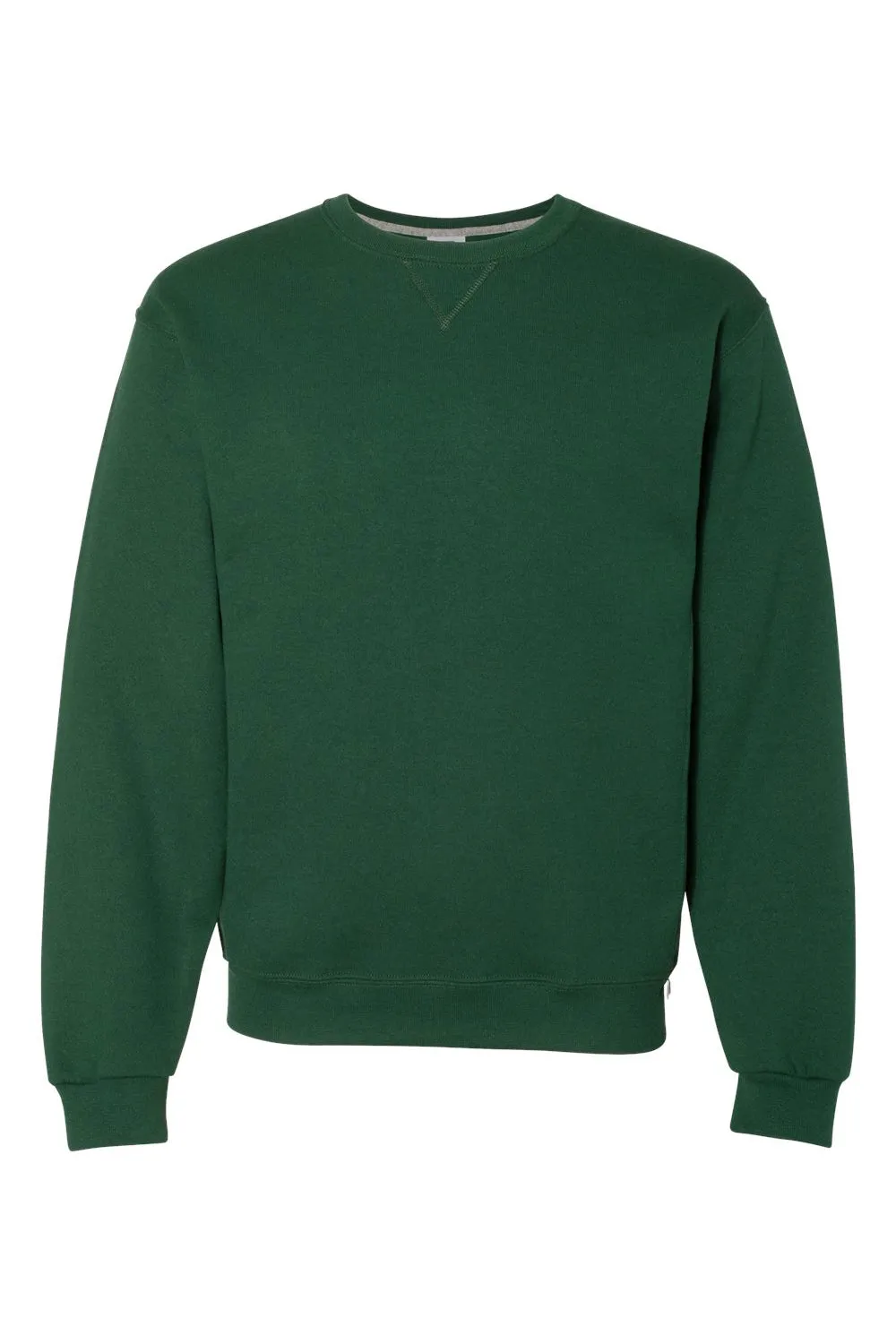 Russell Athletic Mens Dri-Power Moisture Wicking Crewneck Sweatshirt - Dark Green