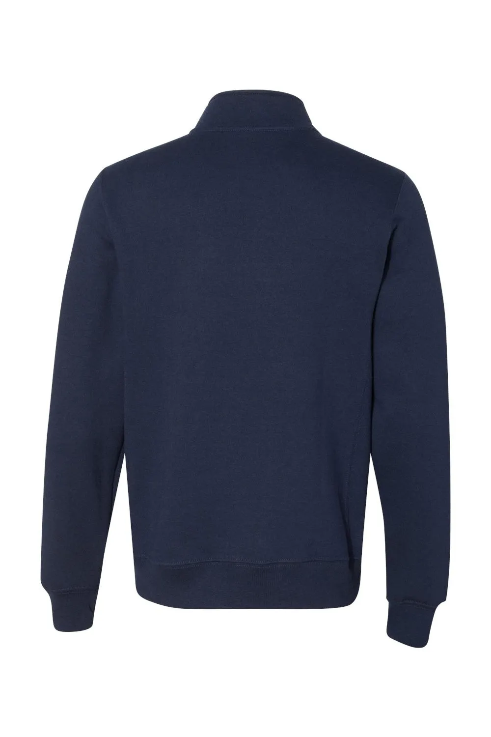Russell Athletic Mens Dri-Power Moisture Wicking Fleece 1/4 Zip Sweatshirt w/ Pockets - Navy Blue