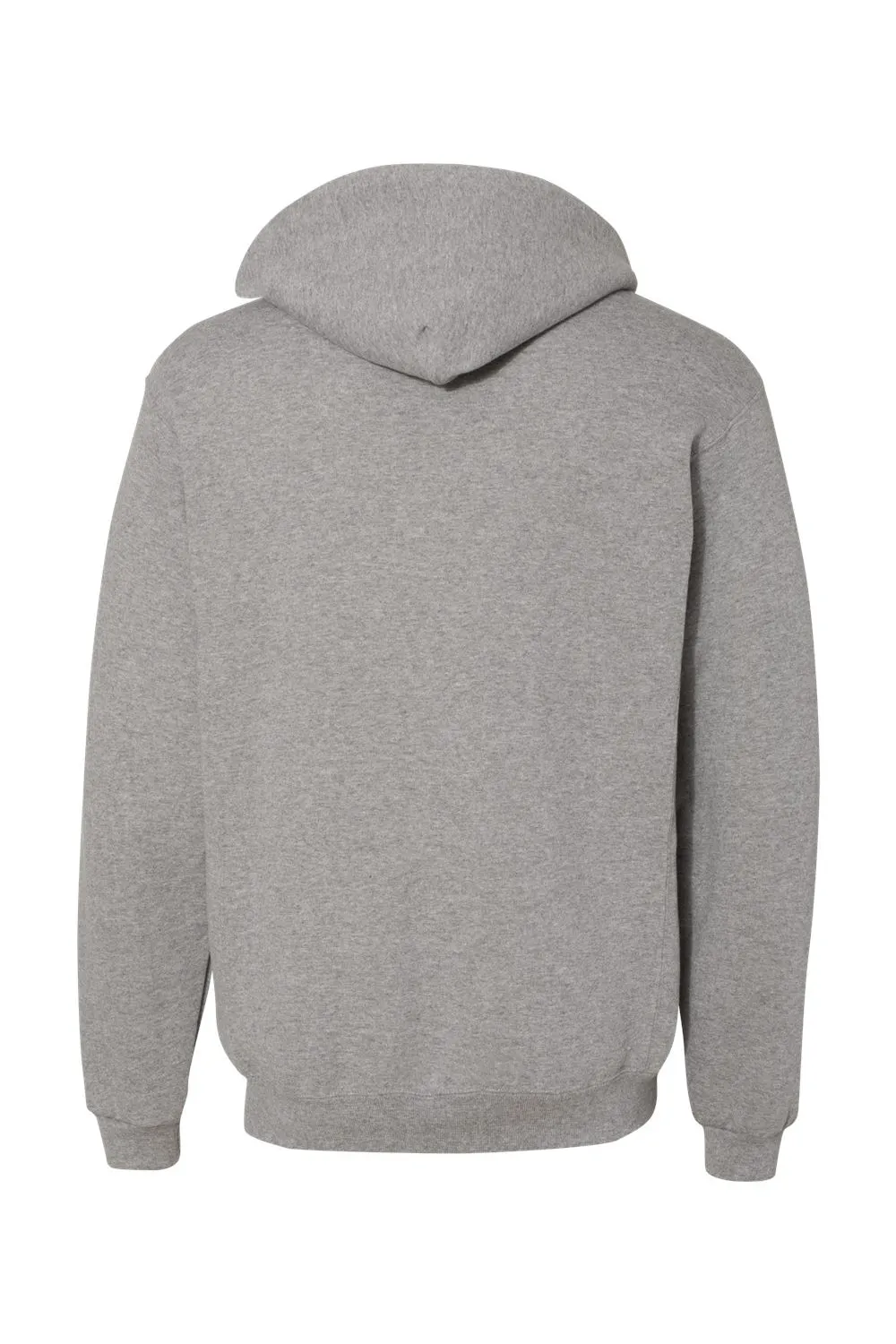 Russell Athletic Mens Dri Power Moisture Wicking Full Zip Hooded Sweatshirt Hoodie w/ Pockets - Oxford Grey