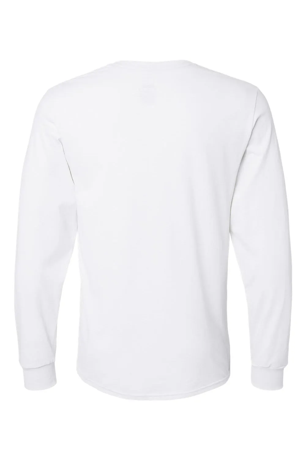 Russell Athletic Mens Dri-Power Moisture Wicking Performance Long Sleeve Crewneck T-Shirt - White