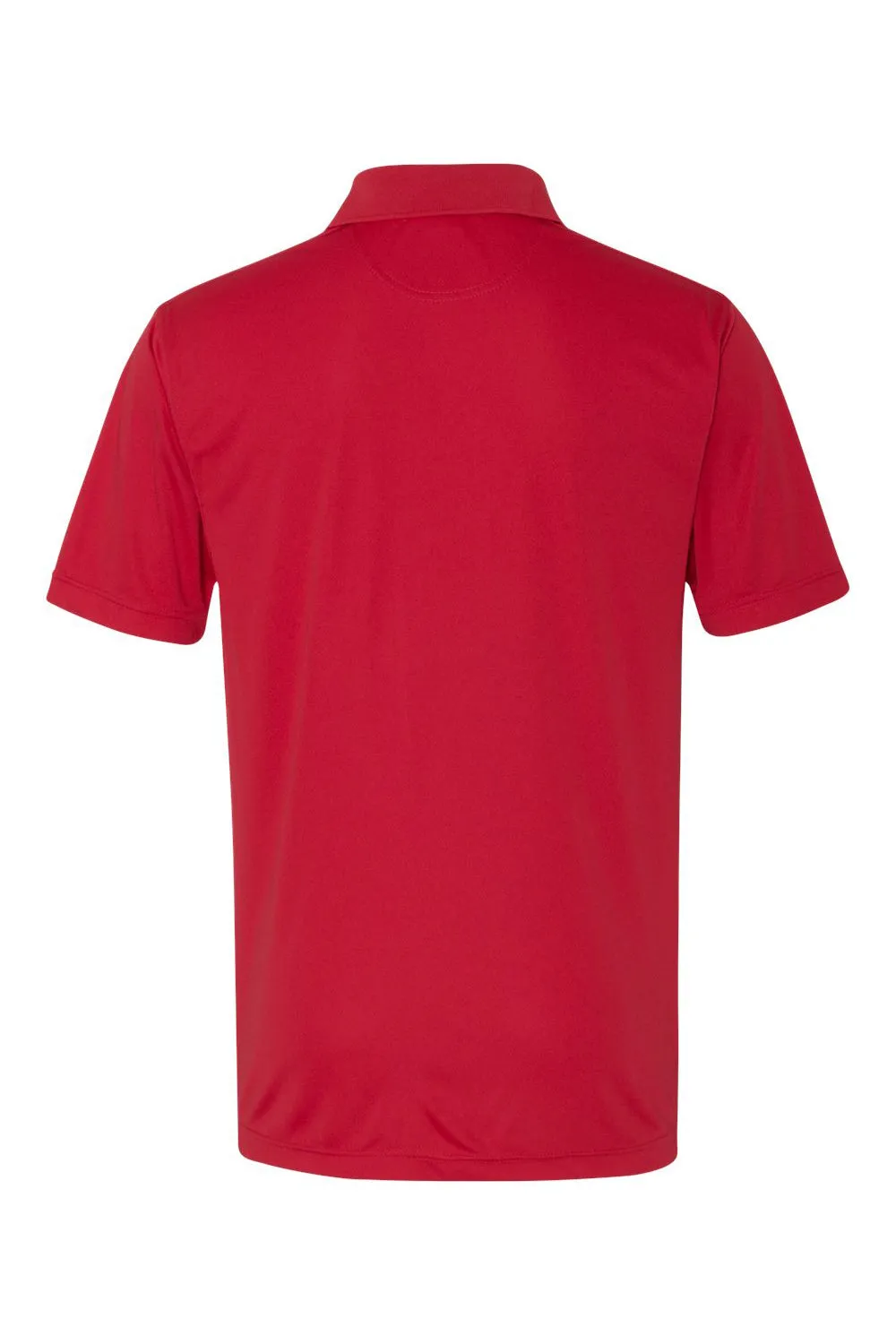 Sierra Pacific Mens Moisture Wicking Short Sleeve Polo Shirt - Red