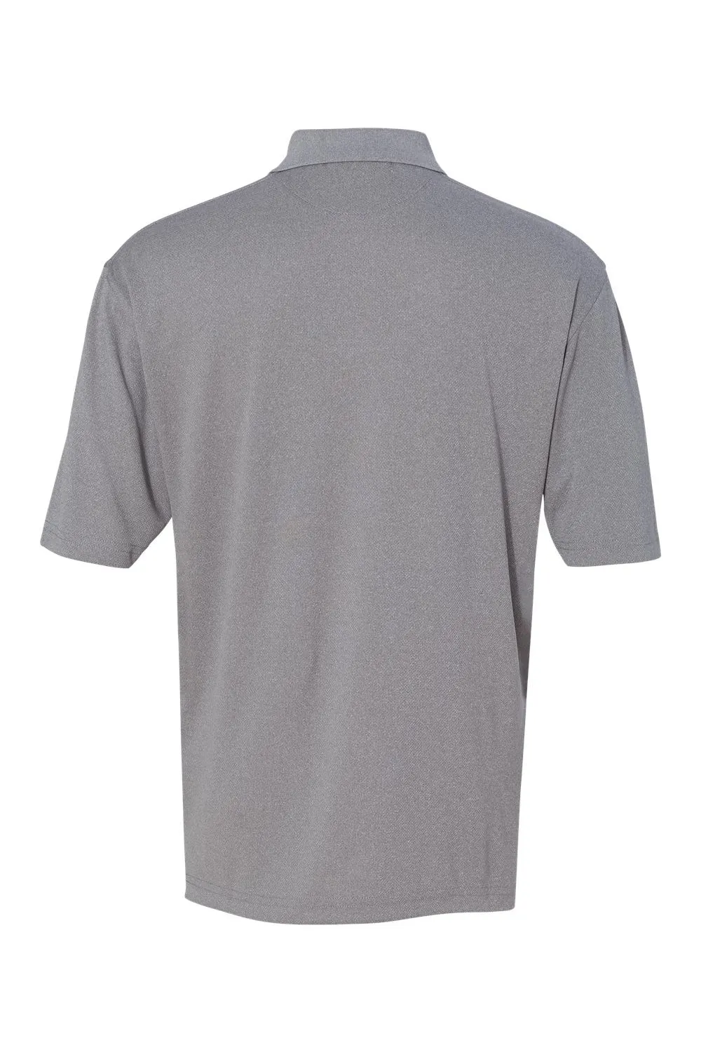 Sierra Pacific Mens Moisture Wish Mesh Short Sleeve Polo Shirt - Heather Steel Grey