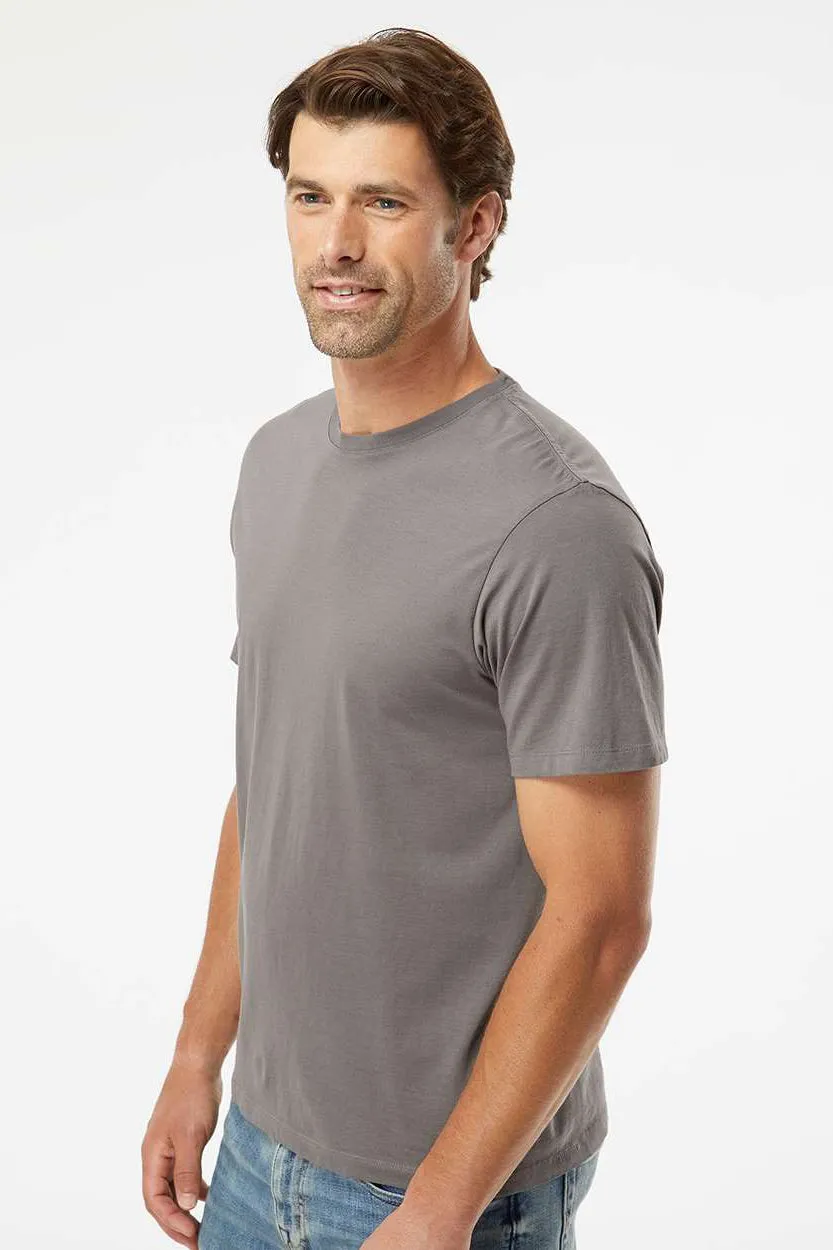 SoftShirts Mens Organic Short Sleeve Crewneck T-Shirt - Graphite Grey