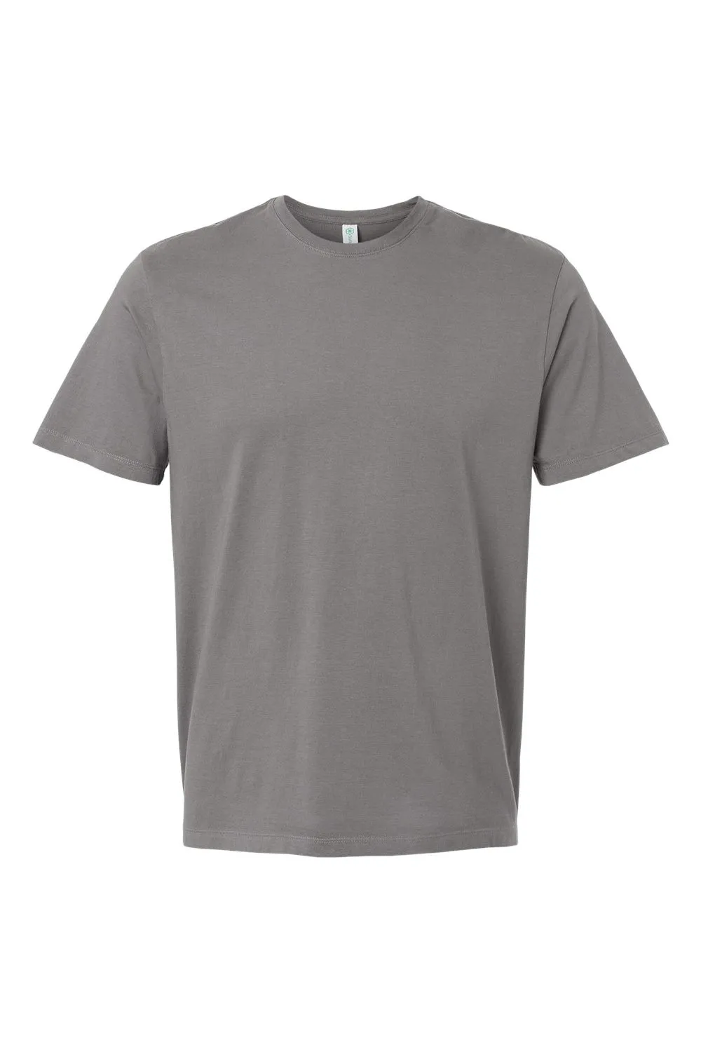 SoftShirts Mens Organic Short Sleeve Crewneck T-Shirt - Graphite Grey