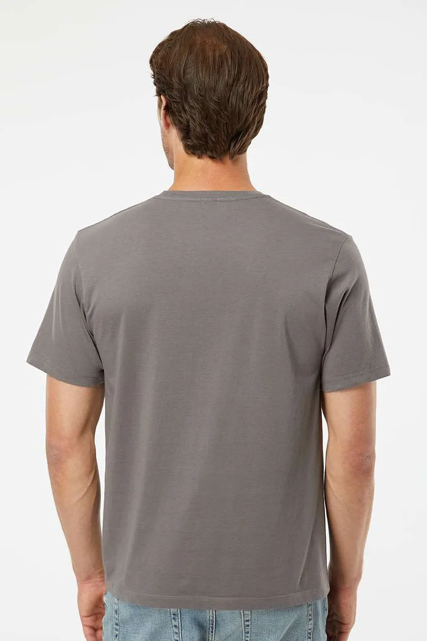 SoftShirts Mens Organic Short Sleeve Crewneck T-Shirt - Graphite Grey