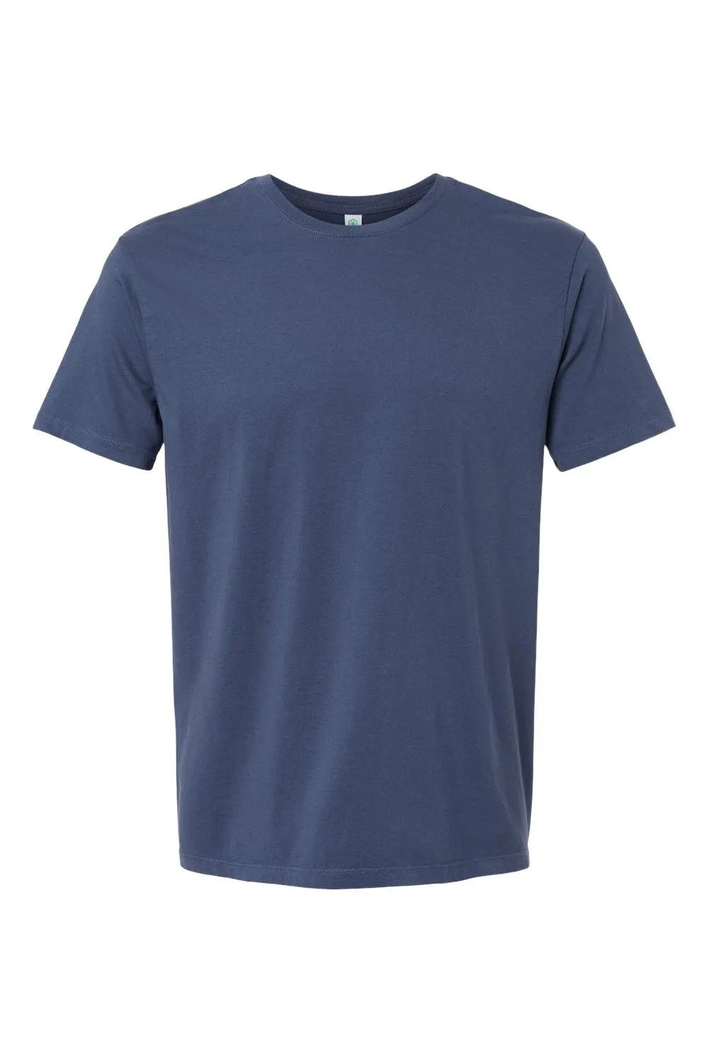 SoftShirts Mens Organic Short Sleeve Crewneck T-Shirt - Navy Blue - Closeout