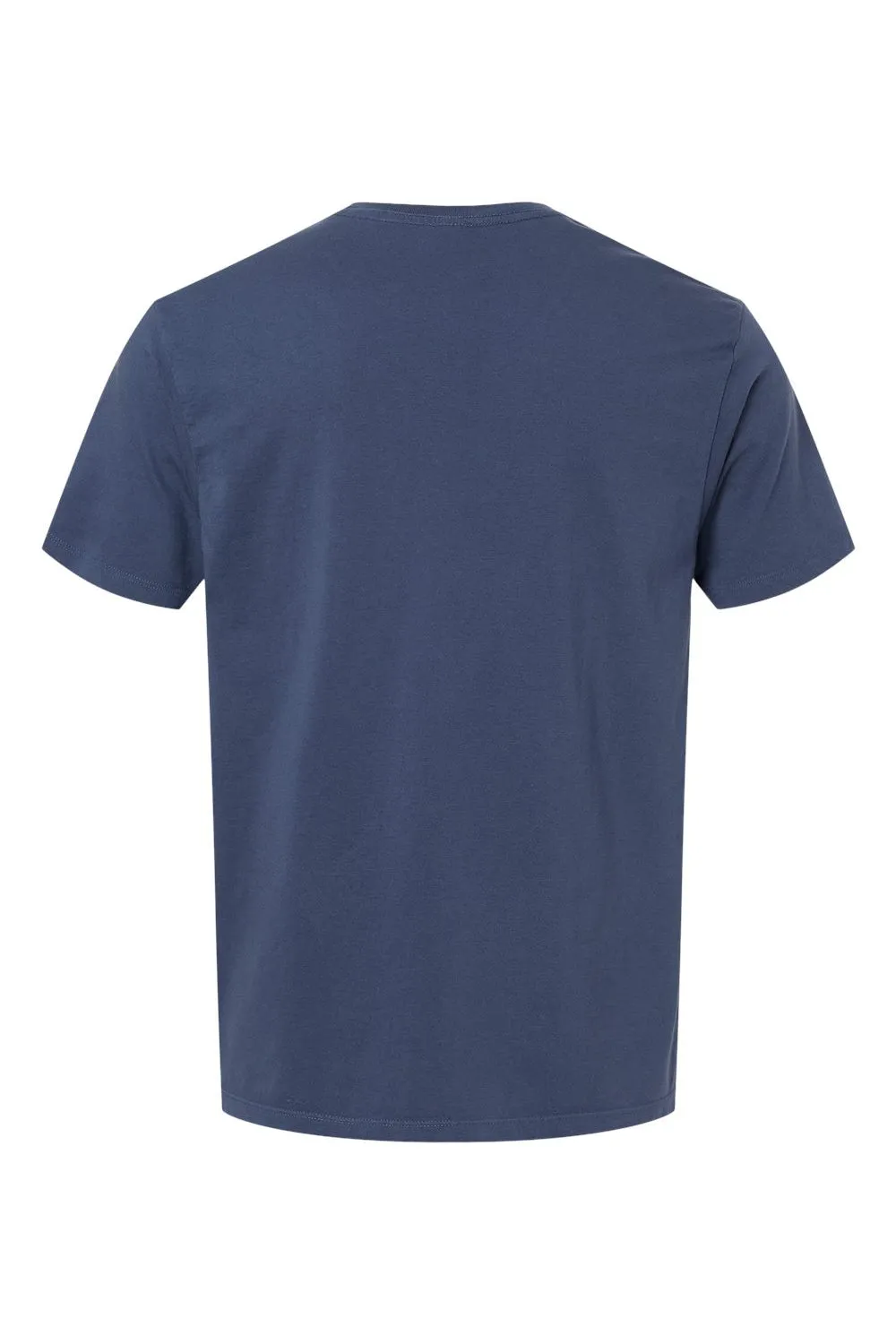 SoftShirts Mens Organic Short Sleeve Crewneck T-Shirt - Navy Blue - Closeout
