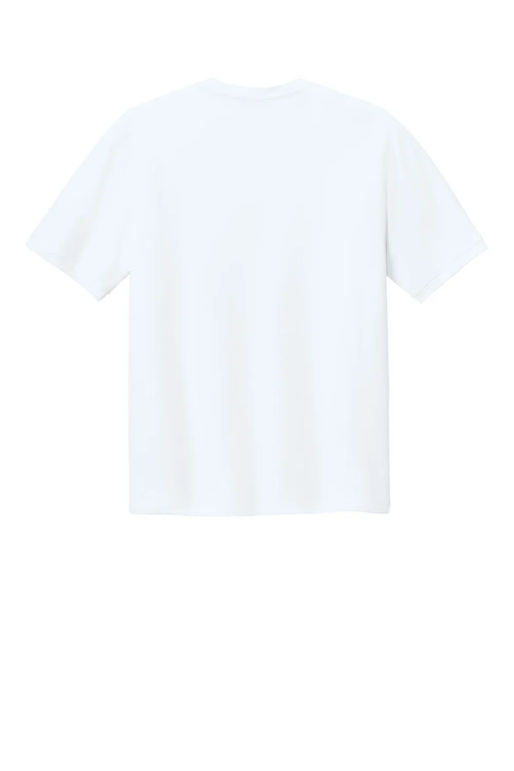 Sport-Tek Mens Club Moisture Wicking Short Sleeve Crewneck T-Shirt - White/White