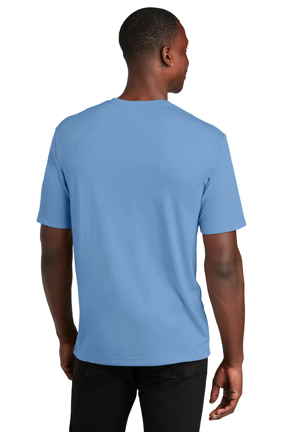 Sport-Tek Mens Competitor Moisture Wicking Short Sleeve Crewneck T-Shirt - Carolina Blue