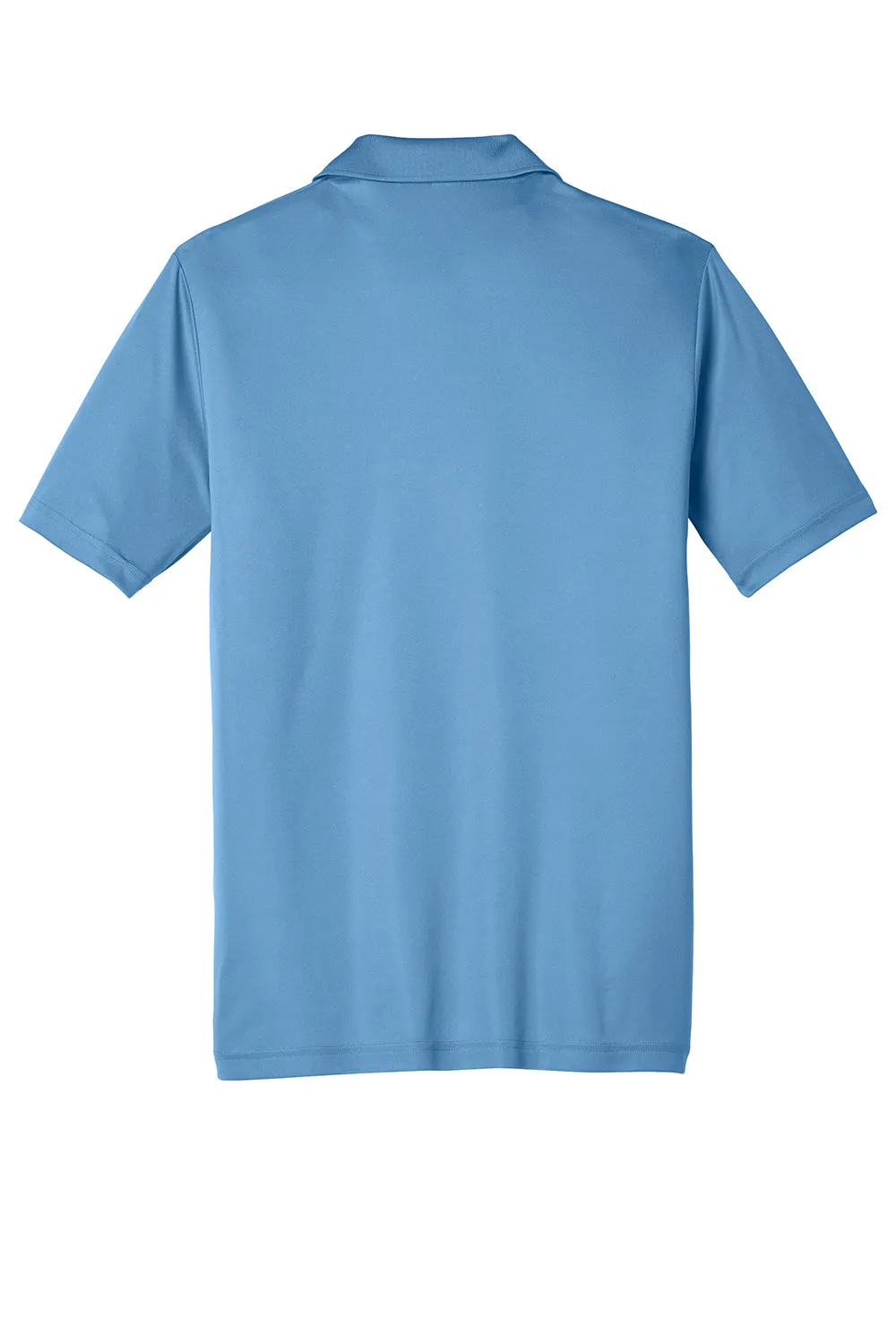 Sport-Tek Mens Competitor Moisture Wicking Short Sleeve Polo Shirt - Carolina Blue