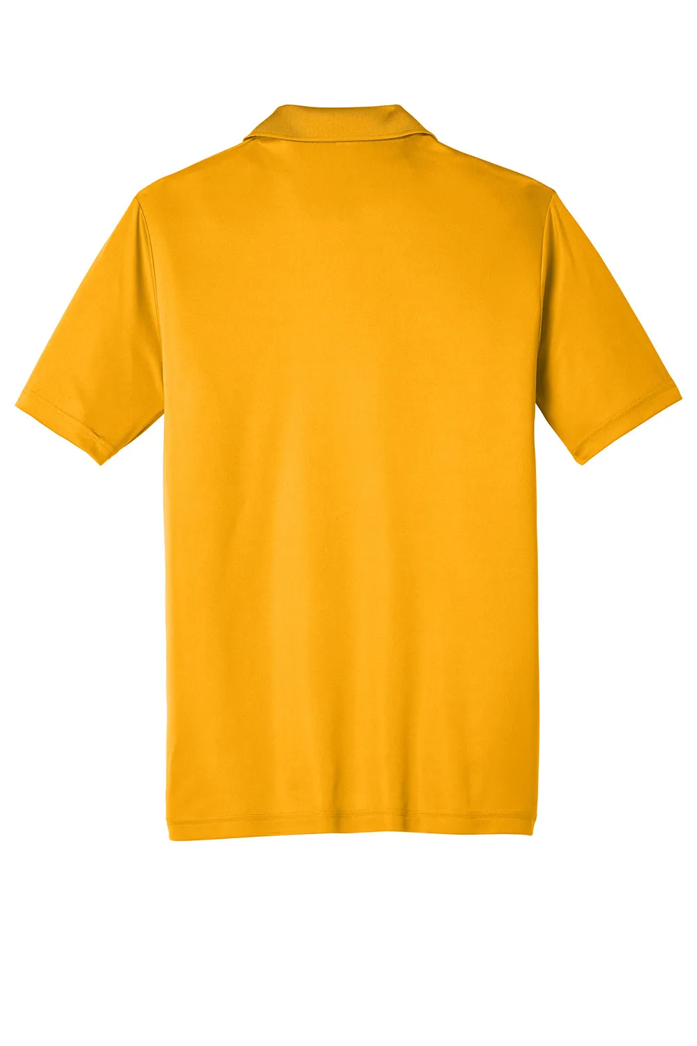 Sport-Tek Mens Competitor Moisture Wicking Short Sleeve Polo Shirt - Gold
