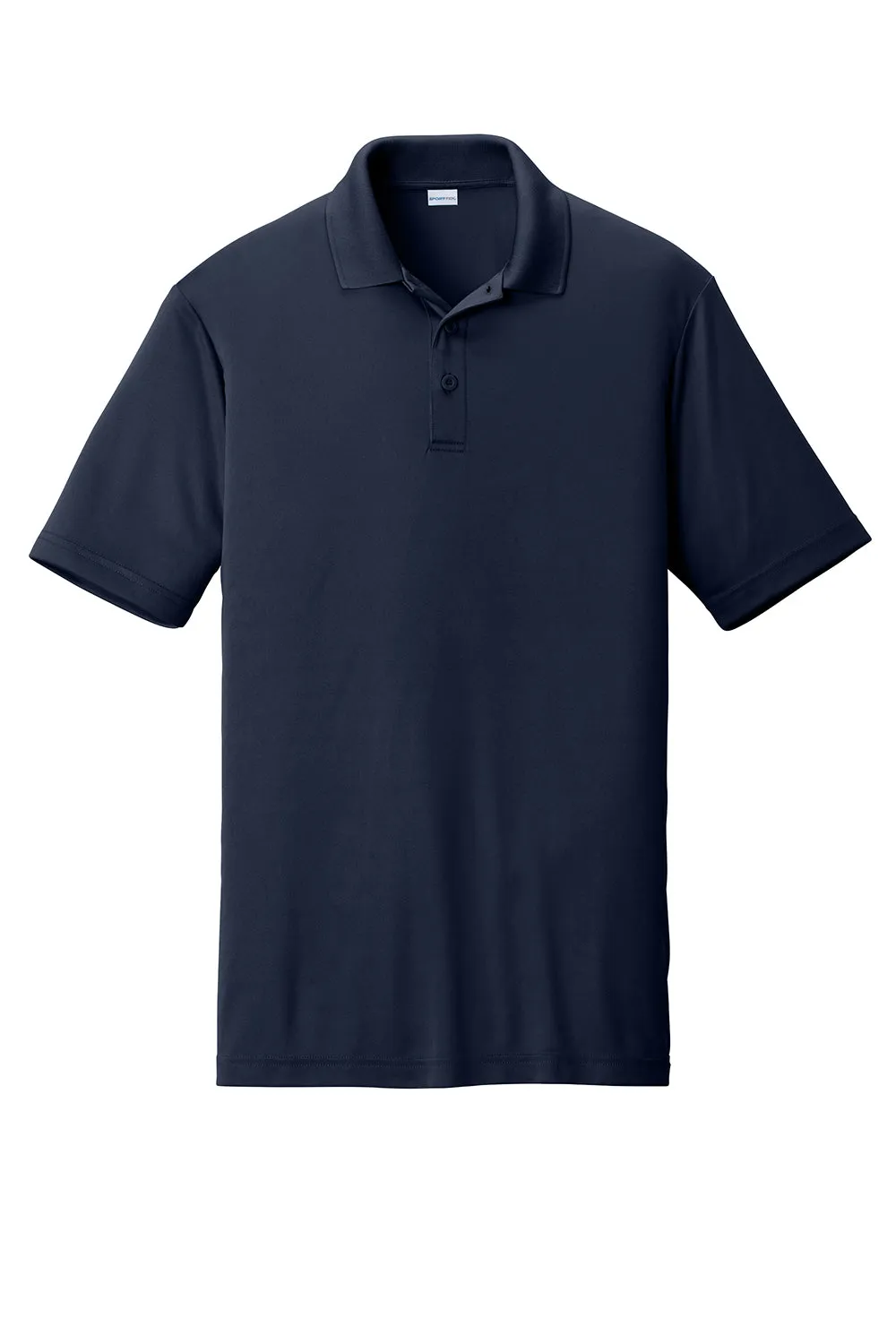 Sport-Tek Mens Competitor Moisture Wicking Short Sleeve Polo Shirt - True Navy Blue