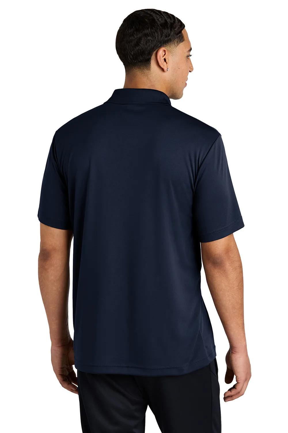 Sport-Tek Mens Competitor Moisture Wicking Short Sleeve Polo Shirt - True Navy Blue
