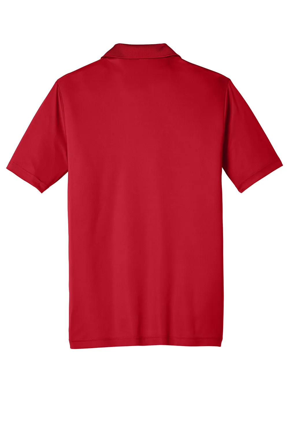 Sport-Tek Mens Competitor Moisture Wicking Short Sleeve Polo Shirt - True Red