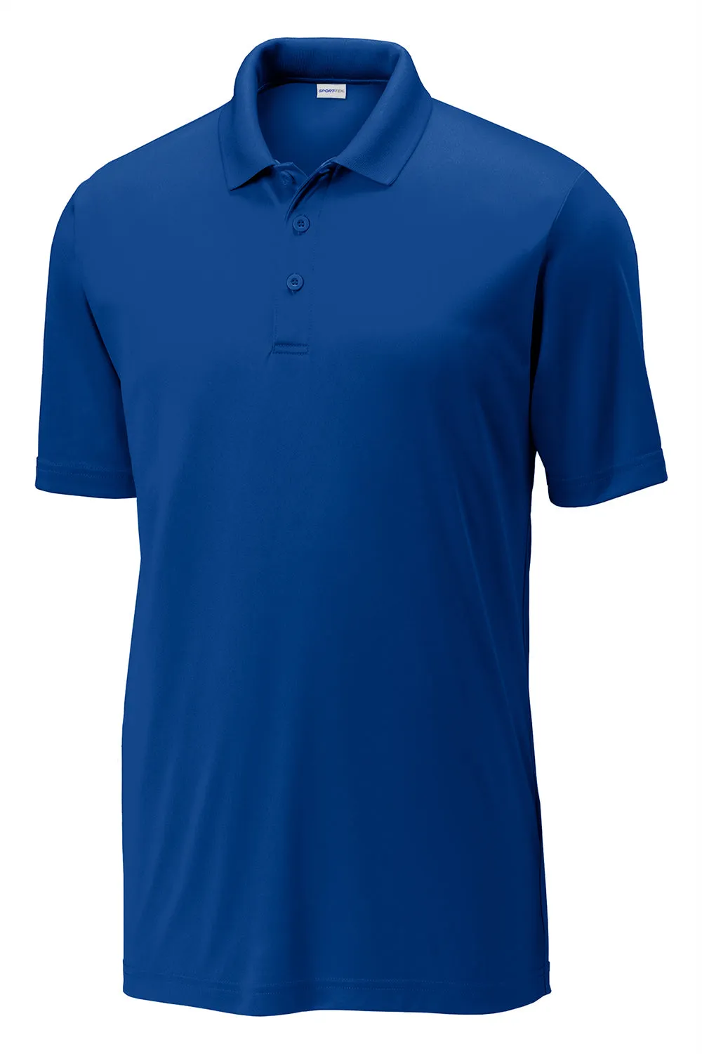 Sport-Tek Mens Competitor Moisture Wicking Short Sleeve Polo Shirt - True Royal Blue