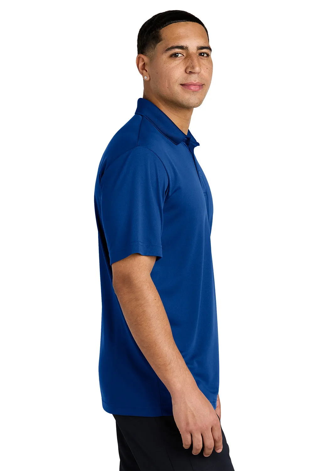 Sport-Tek Mens Competitor Moisture Wicking Short Sleeve Polo Shirt - True Royal Blue