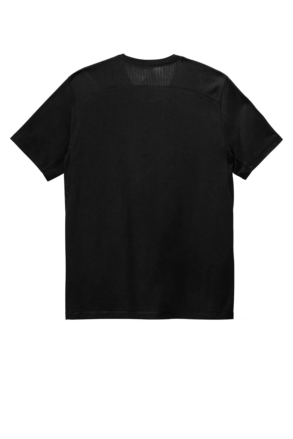 Sport-Tek Mens Draft Moisture Wicking Short Sleeve Crewneck T-Shirt - Black