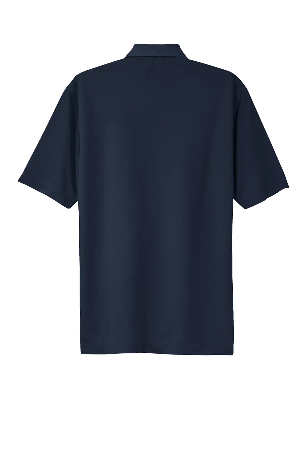 Sport-Tek Mens Dri-Mesh Moisture Wicking Short Sleeve Polo Shirt - Navy Blue