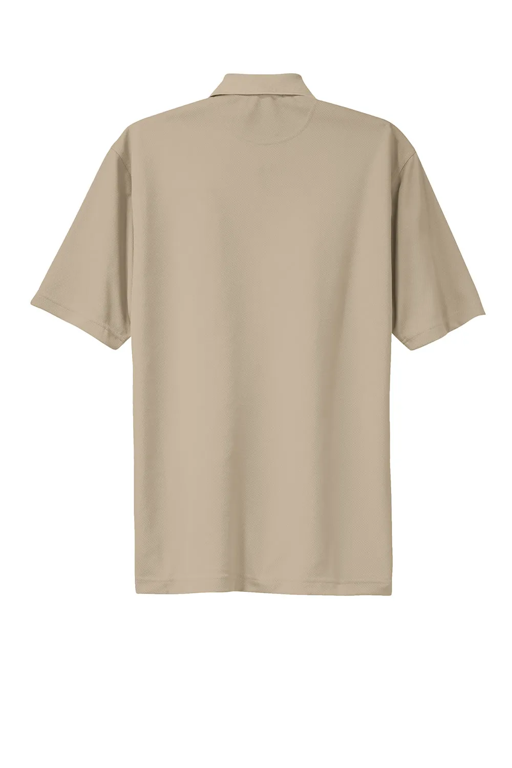 Sport-Tek Mens Dri-Mesh Moisture Wicking Short Sleeve Polo Shirt - Sandstone