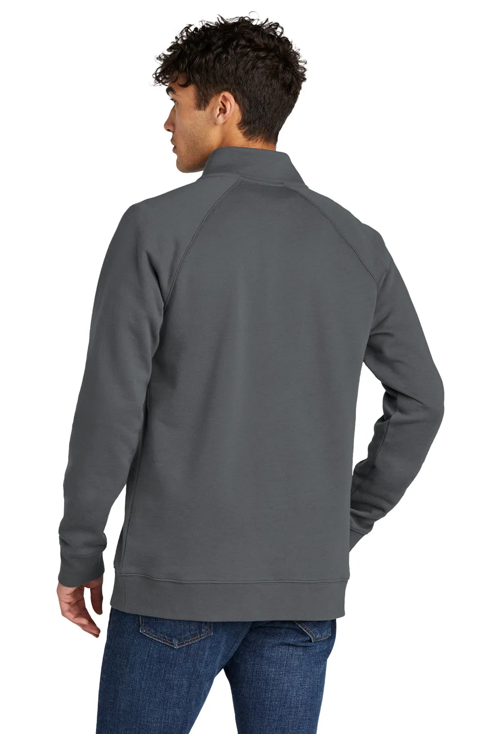Sport-Tek Mens Drive Fleece 1/4 Zip Sweatshirt - Dark Smoke Grey