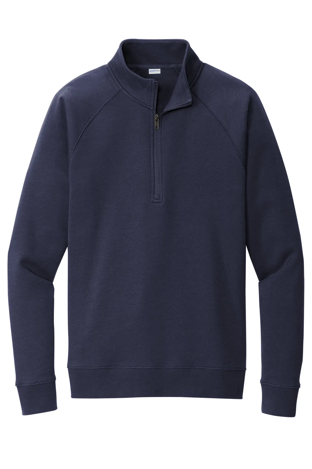 Sport-Tek Mens Drive Fleece 1/4 Zip Sweatshirt - True Navy Blue