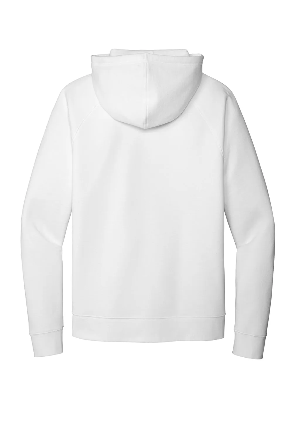 Sport-Tek Mens Drive Fleece Full Zip Hooded Sweatshirt Hoodie w/ Pockets - White