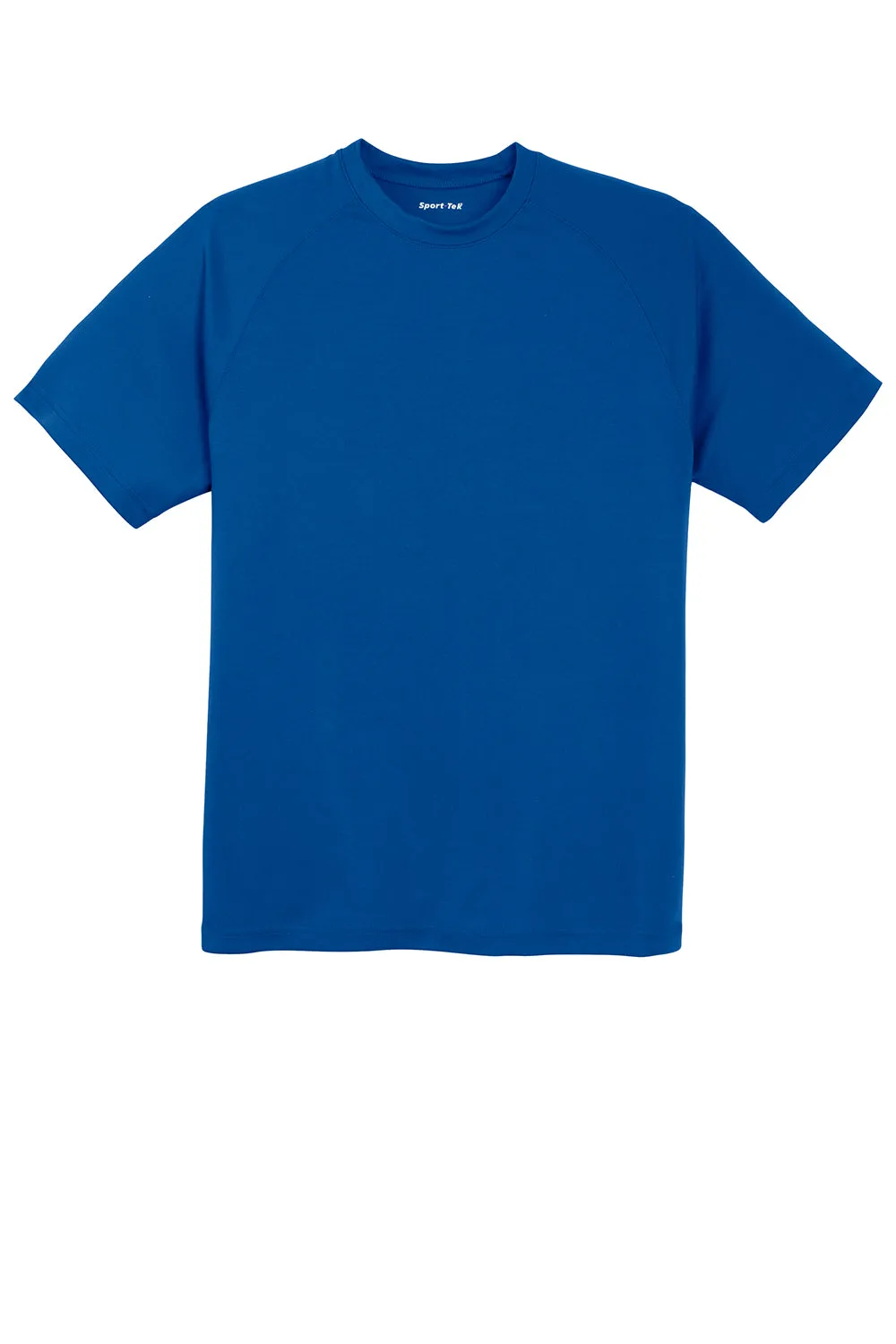 Sport-Tek Mens Dry Zone Moisture Wicking Short Sleeve Crewneck T-Shirt - True Royal Blue