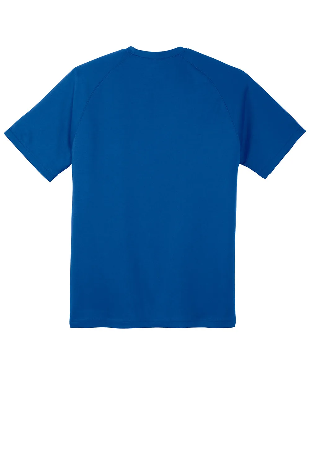 Sport-Tek Mens Dry Zone Moisture Wicking Short Sleeve Crewneck T-Shirt - True Royal Blue
