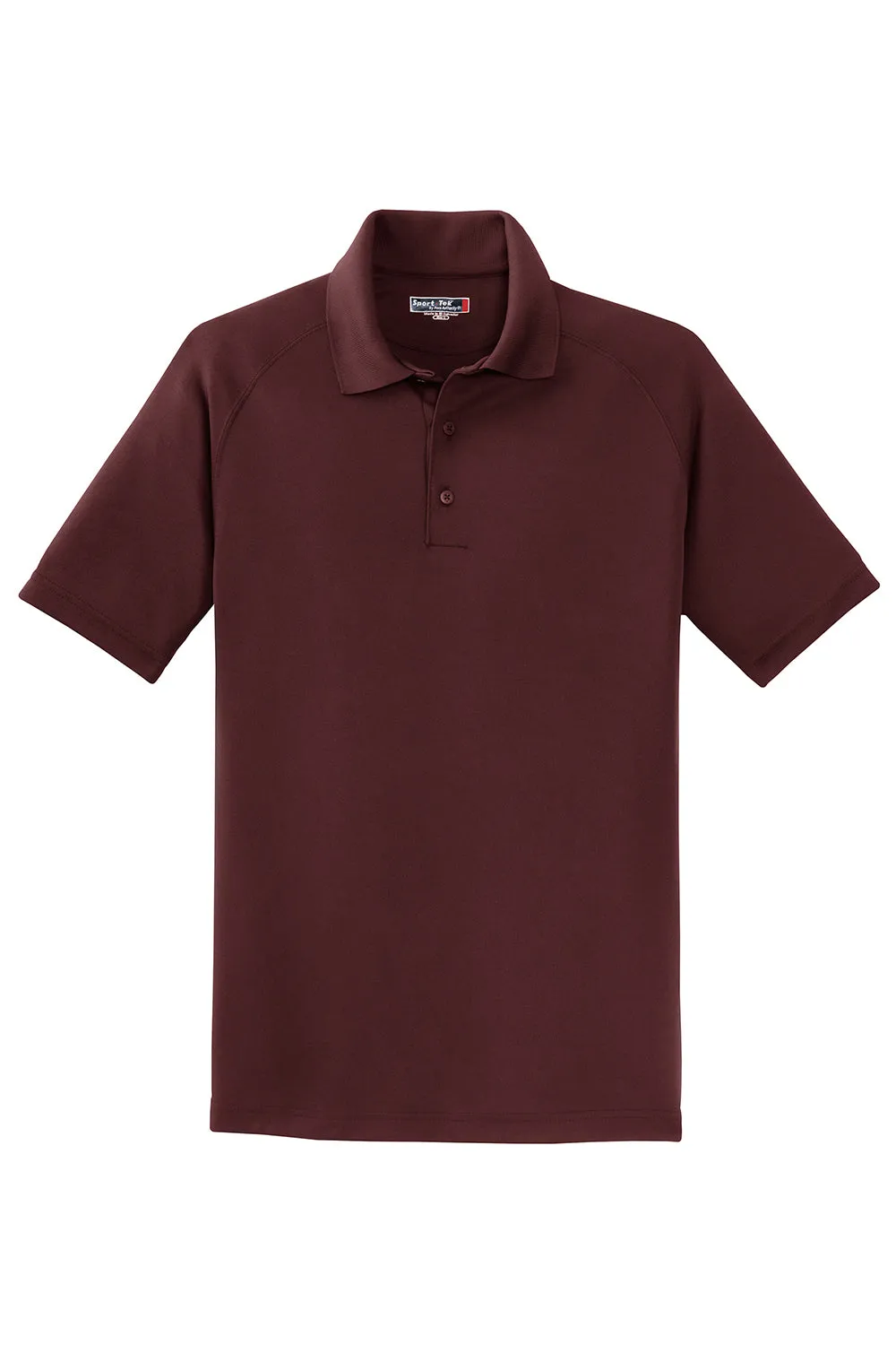 Sport-Tek Mens Dry Zone Moisture Wicking Short Sleeve Polo Shirt - Maroon