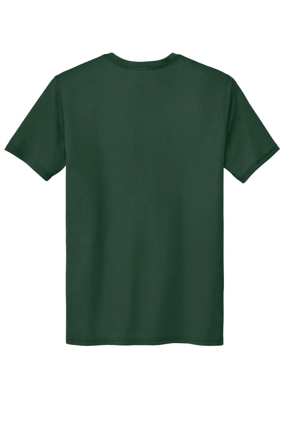 Sport-Tek Mens Echo Moisture Wicking Short Sleeve Crewneck T-Shirt - Forest Green