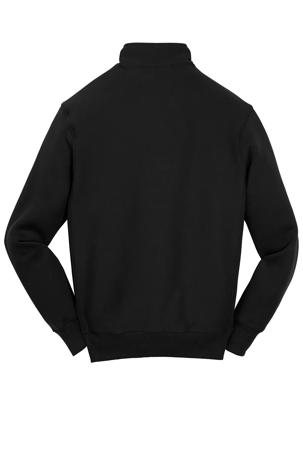 Sport-Tek Mens Fleece 1/4 Zip Sweatshirt - Black