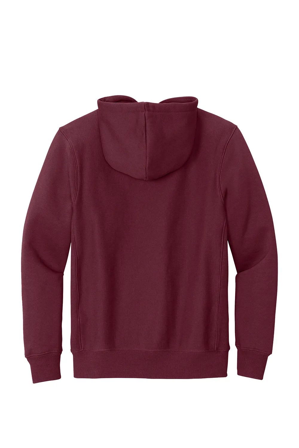 Sport-Tek Mens Fleece Hooded Sweatshirt Hoodie w/ Pouch Pocket - Maroon
