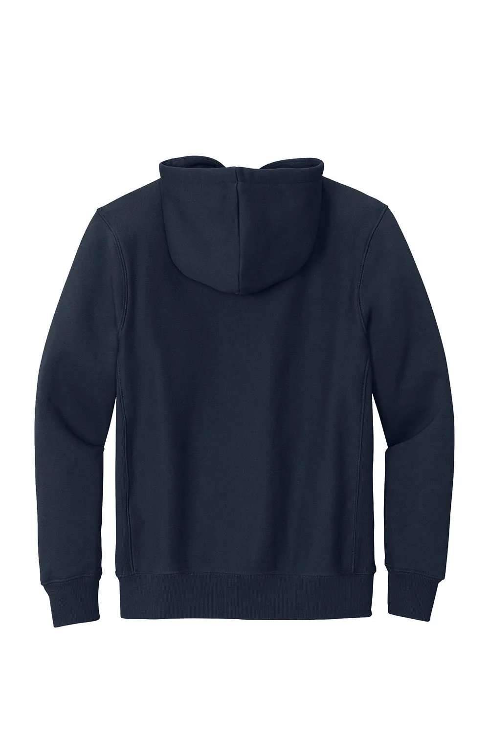 Sport-Tek Mens Fleece Hooded Sweatshirt Hoodie w/ Pouch Pocket - True Navy Blue